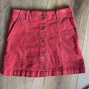 Corduroy skirt